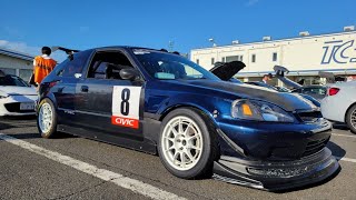 2023 Idlers Round 3 Tsukuba GTFighters NGK UNPARALLELLED CIVIC [upl. by Niwroc]