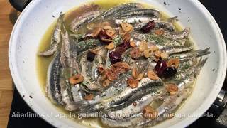 61 Anchoas al ajillo [upl. by Ambrose]