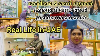 My Real Life in UAE ഇതാണ് എന്റെ UAE ലെ ജീവിതം A Day in my life in UAE malayalam  Ourlifeandpharma [upl. by Nolie163]