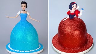 Very Beautiful Princess Cake Recipe  Tsunami Cake  So Yummy Cake Birthday Decorating Idea [upl. by Eng]