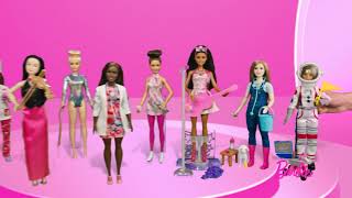 Novas Bonecas Barbie Profissões 🎤👩‍🚀🤩  Mattel Português [upl. by Andi]