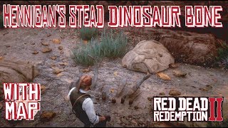 Hennigans Stead Pike Basin Dinosaur Bone Location Red Dead Redemption 2 [upl. by Angrist]