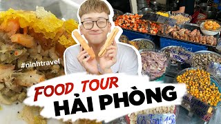 Ăn ỐC HẢI PHÒNG BÁNH MÌ CAY và NEM CUA BỂ chính hiệu HẢI PHÒNG  Food Tour Hải Phòng Tập 1 [upl. by Nylirehs]