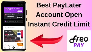 Freo Pay PayLater Account Open Instant Credit Limit [upl. by Vinay460]