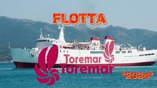 La flotta della Toremar 2024 [upl. by Eduam535]