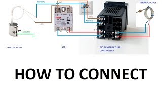 FILAMENT EXTRUDER PART 8  HOW TO WIRE  BERME REXC100  FOTEK SSR40DA HEATER ELEMENTTERMOCOUPLE [upl. by Atsuj]