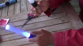 Cara Membuat LightStick kocak how to make lightstick simple [upl. by Walke]