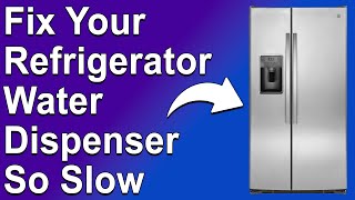 How To Fix Refrigerator Water Dispenser So Slow A Detailed Troubleshooting To Fix The Issue [upl. by Anaid391]