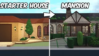 RENOVATING the STARTER MANSION in BLOXBURG [upl. by Soph]