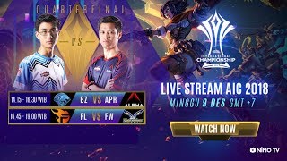 AIC 2018 Quarter Final  9 Desember  Garena AOV Arena of Valor [upl. by Alul]