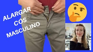 COMO ALARGAR CÓS DE CALÇA MASCULINA E FEMININA MESMO EM TECIDO QUE NÃO ESTICA DIY [upl. by Gena]