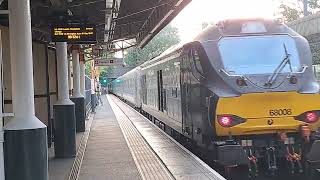 DRS 68008 accelerating out of Smethwick GB on the early morning Stourbridge to London Marylebone [upl. by Ylenats]