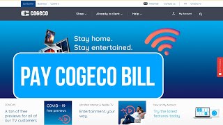 How to Pay Cogeco Bill Online  Internet Television Phone [upl. by Lupien]