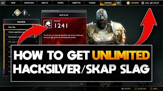 How to get UNLIMITED Hacksilver and Skap Slag  God of War 2018 [upl. by Lodmilla]