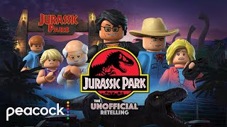 LEGO Jurassic Park The Unofficial Retelling  Official Trailer  Peacock Original [upl. by Quinlan]