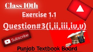 Class 10th Exercise 11Queation3iiiiiiivv Science Group Punjab Textbook Board📚📘 [upl. by Luhey171]