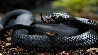 King Cobra Snake Attacks Black Mamba  Incredible Animal Attack  Video HD [upl. by Aisatana]