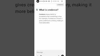 What is credence [upl. by Okia]