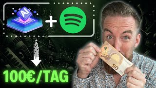 Geld verdienen mit KIMusik  Erprobte Strategie  100€ pro Tag mit Spotify [upl. by Llertnac]