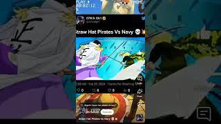 Straw hats vs the navy onepiece strawhatpirates anime [upl. by Eciralc]