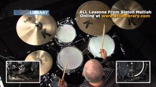 Paradiddle Fills Drum Lesson  Talking Technically With Simon Mellish Sticklibrary [upl. by Cozmo]