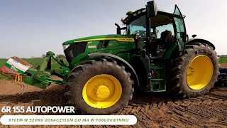 John Deere 6R 155 Autpower  oglądamy nową maszynę i siejemy buraki cukrowe odmiany Wojownik [upl. by Llednek]