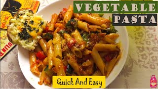 Tastiest Vegetable Pasta in Red Sauce  A Treat for Vegetarians  Healthy and Yummy Penne Pasta [upl. by Haney984]