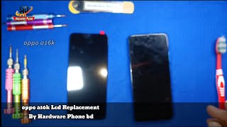 oppo a16k  Display Replacement By  Hardware Phone bd [upl. by Ennairb871]