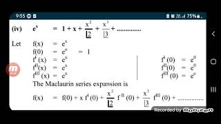 Apply maclurin series expansion to expand ex1xx²2x³3 [upl. by Tiena]