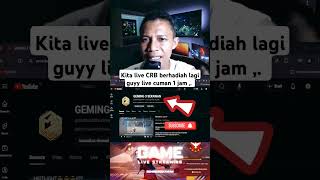 Live CRB berhadiah diamond ff gratis short shorts gaming [upl. by Landrum337]