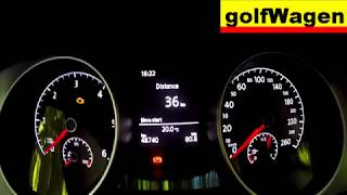 Big digital speedometer disablingenabling on VW Golf 7 VCDSVAG coding [upl. by Jeramey820]