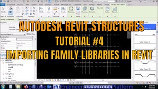 How to import families in Revit  Family Libraries [upl. by Hannan525]