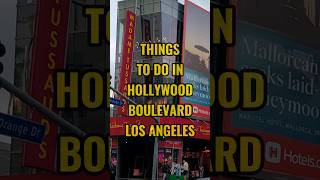 Explore Hollywood Boulevard Guide to LAs Famous Strip  Walk of Fame amp Iconic Spots shorts reels [upl. by Skier]