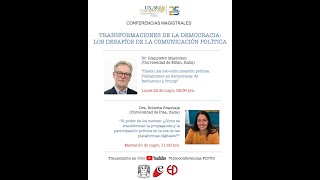 Transformaciones de la democracia Los desafíos de la comunicación política [upl. by Lehar]