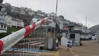 closure only kingswear marina level crossing devon my camera ran out of storage [upl. by Nahk]