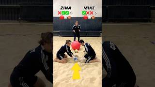 👻 MIKE vs ZINA😇 Goalkeeper battle🧤⚽️ football soccer skills goalkeeper save shortsfootball [upl. by Nahbois462]