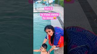 Ye video delete ho jayegi  How to get into open water swimming  Ghamu saran shorts swimming [upl. by Lazes]