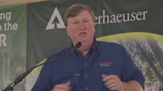 Gov Tate Reeves speaks at 2024 Neshoba County Fair [upl. by Portie]