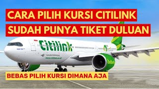 CARA PILIH KURSI DI PESAWAT CITILINK TERBARU 2022 [upl. by Afesoj144]