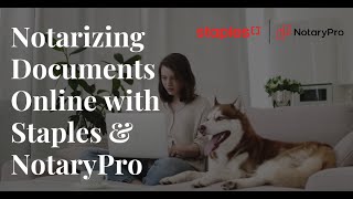 Notarizing Documents with Staples amp NotaryPro [upl. by Krissie640]