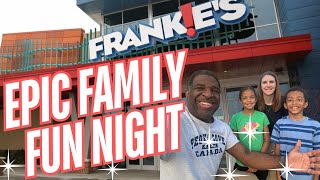 Bumper Cars  Lasertag  EPIC Family Fun Night  Frankies in Charlotte NC [upl. by Henriques]