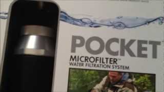 Katadyn Pocket Water Microfilter Review  Unboxing The Package [upl. by Bray]