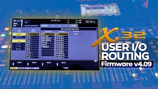 USER Input and Output Routing on Behringer X32 [upl. by Feucht637]