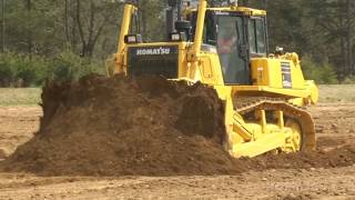 Komatsu D155AX7 crawl dozer with sigma blade [upl. by Anilak]