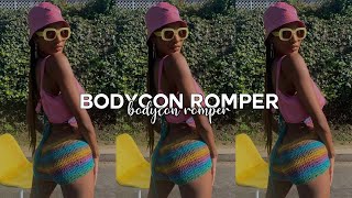 Bodycon Romper  pinterest inspired remake — DayannasCreations [upl. by Nassir]