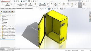 Design a Panel Box Use Solidworks [upl. by Atterbury]