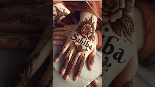 Different name mehndi design shortvideo viralvideo youtubeshorts trending instagram song love [upl. by Germana]