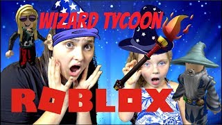 ROBLOX PROFESSIONALS WIZARD TYCOON and FASHION FRENZY The TOYTASTIC Sisters [upl. by Absalom]