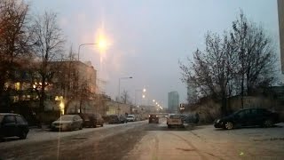 Christmas street lights in Vilnius [upl. by Hocker]