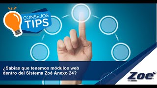 ¿Sabías que tenemos módulos web dentro del Sistema Zoé Anexo 24 [upl. by Aynotak]